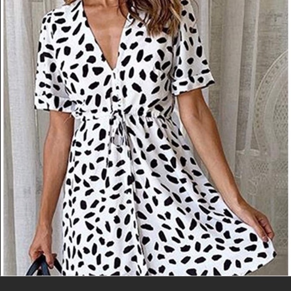 COPY - Dalmatian Spotted Dress SZ XL